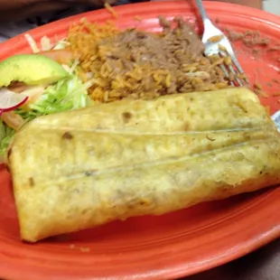 Chicken chimichanga
