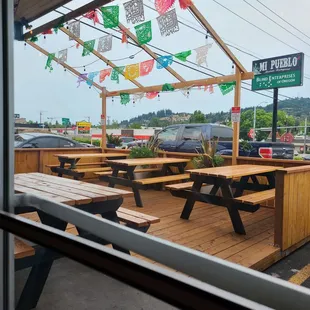 Outdoor seating is new since my my last visit.