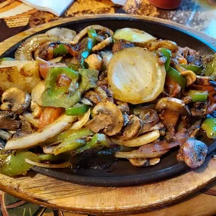 Vegetable fajitas