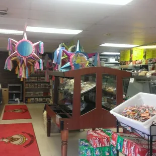 the inside of the store