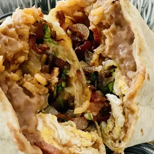 Don Manuel - Breakfast Burrito with bacon