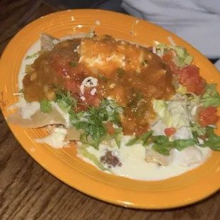 Chicken and beef. Follow my food Instagram @everyday_bites