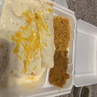 Sour Cream Enchiladas