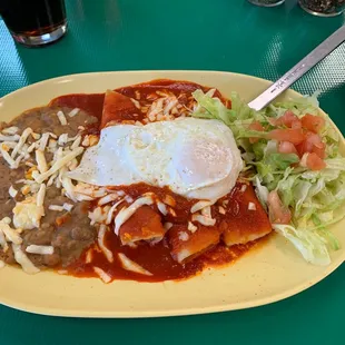 Enchiladas Montadas yum!