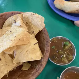 Fresh chips and salsa