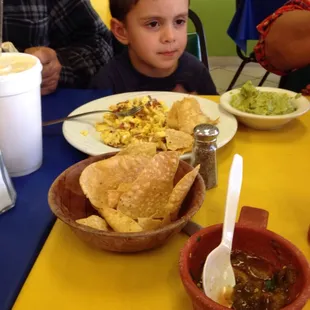 Eggs bacon guacamole