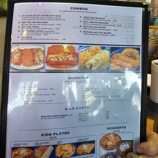 menu, bagels