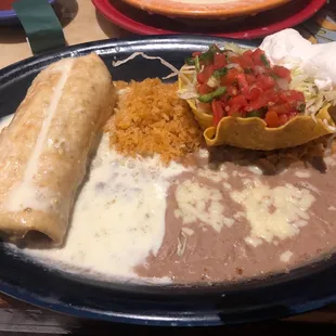 Chicken chimichanga
