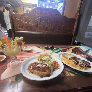 Special dinner! It looks good but the relleno was not crisp. It was soggy and cold.