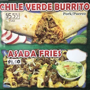 Chile Verde Burrito