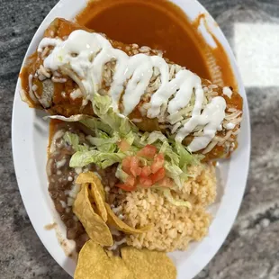 Enchilada burrito