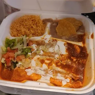 Cheese Enchiladas combo