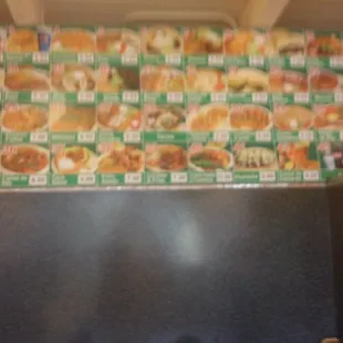 nice menu great food! best I've had!