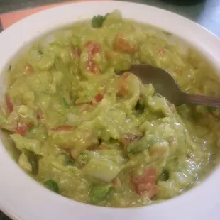 Fresh made guacamole