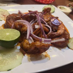 Shrimps a la Cora style (appetizer size) $10.99 during HH (5/5)