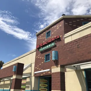 the front of the restaurant