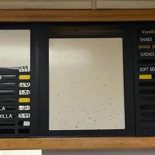 Menu 2 as of 10/20/2019