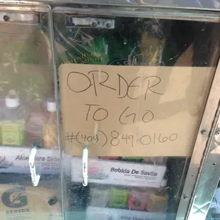 They take phone orders!!! Call, drive to pick up, total time saver! Love it.