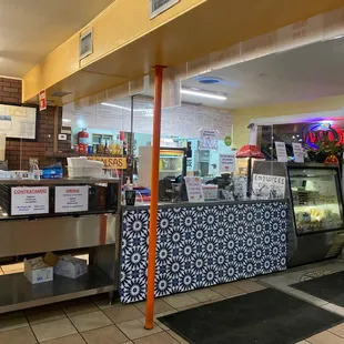 the interior of a restaurant