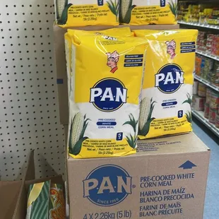 a display of pan products