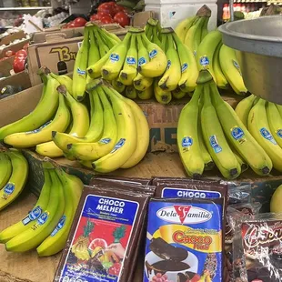 bananas on display