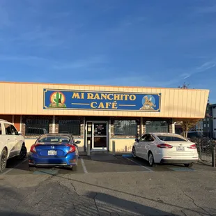 Front building still the same: New paint job &amp; Sign