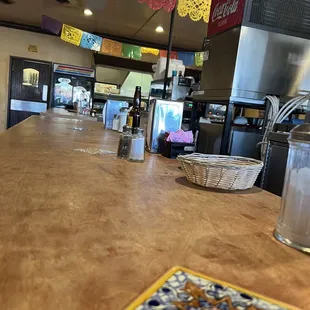 Counter to myself for a burritos  pick up