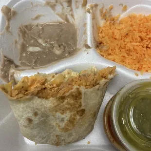 Could only half my lunch.