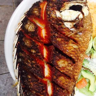 Fried fish ..provecho senores deliciosa
