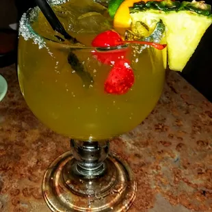 Top Shelf Margarita. Tasty and colorful.