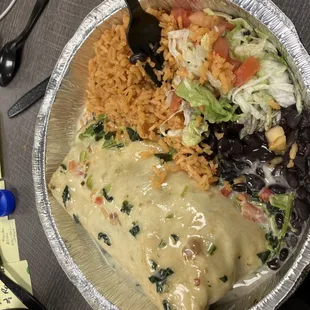 Bravo chicken burrito