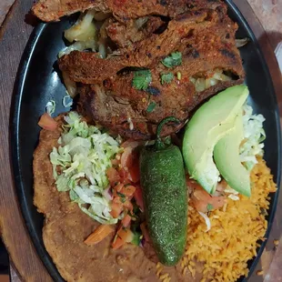 Carne asada platillo