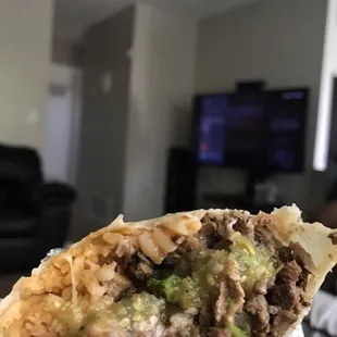 Asada burrito