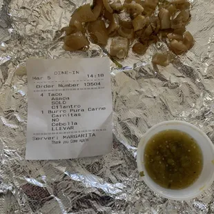 I got cueritos pork rinds with an all meat carnitas burrito