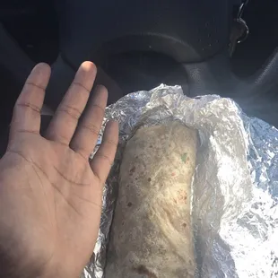 Small as fucken burrito