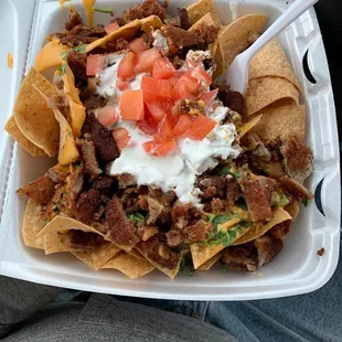Nachos de Milanese
