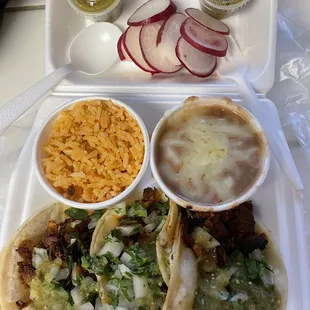 June 2021: $5.99 Taco Tuesday Combo. I ordered 2 Carne Asada and 1 Al Pastor taco. Their green salsa is amazing!