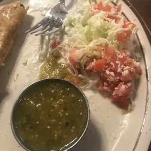 The tacos where filled to the top with this stuff to cover the amount of times this taco has been reheated