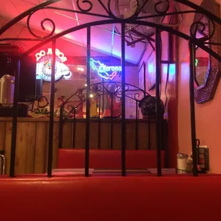 The view from my booth.