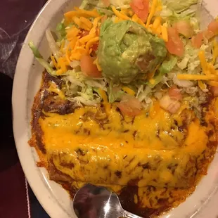 Delicious beef enchiladas