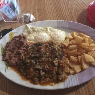 a plate of food