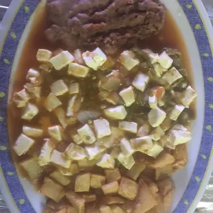 a plate of food