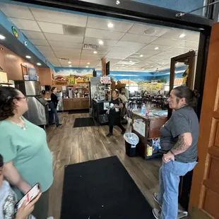 Entrance to the restaurant