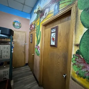 Restrooms that are difficult for someone in a wheelchair to access