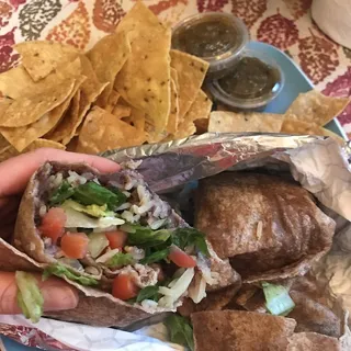 Low-fat Veggie Burrito (Vegan)