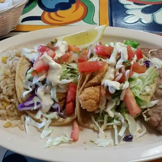 2 Fish Taco Combo