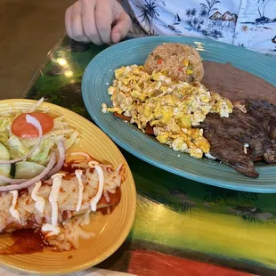 Enchilada and chili qules