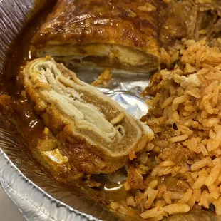Beef burrito - where&apos;s the beef???