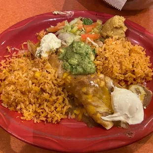 enchilada for lunch