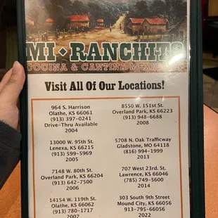 locations